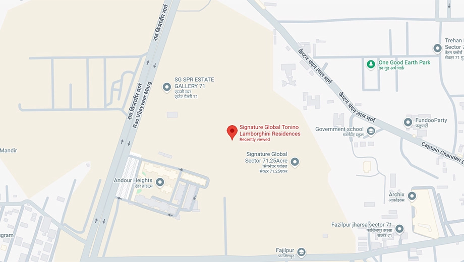 Location of Signature Tonino Lamborghini Residences - Image 400791