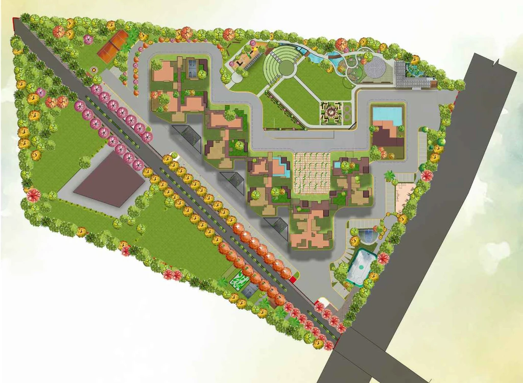 Master Plan of Sri Sri Sattva in Kaggalipura, Bangalore - Image 400994