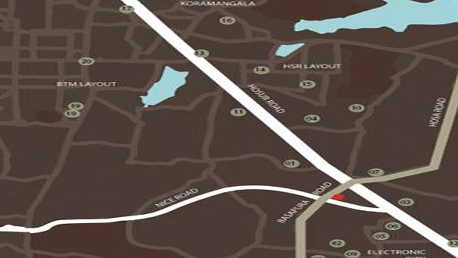 Location of Chartered Grasshopper in Hosa Road, Bangalore - Image 400936