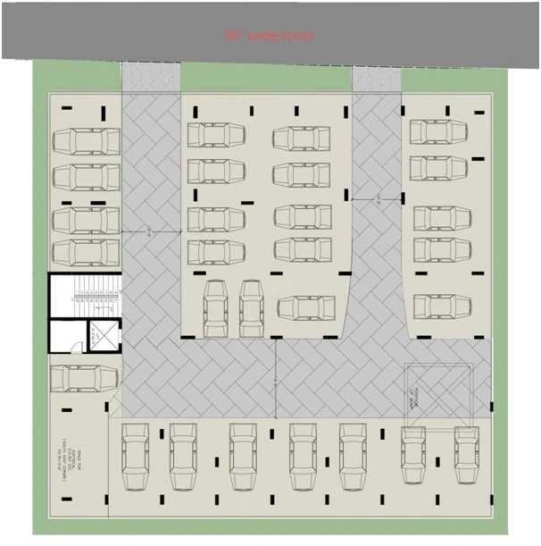 Master Plan of Riteway SSK Ramanashree Residency in Yelahanka, Bangalore - Image 401037