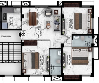 2 BHK Flat in Swastic Satish in Tollygunge, Kolkata - Image 917079