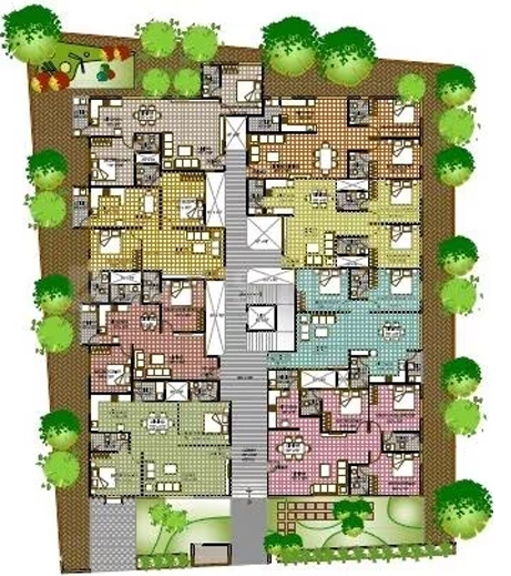 Master Plan of Purnima Classic in Electronic City, Bangalore - Image 401052