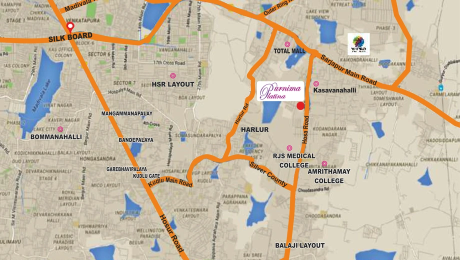 Location of Purnima Platina - Image 400929
