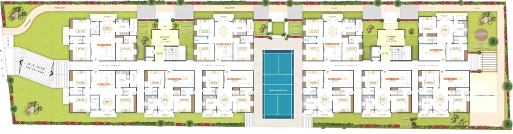 Master Plan of SLN Meadows in Kaggalipura, Bangalore - Image 400968
