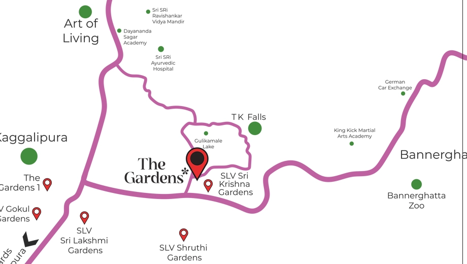Location of SLV The Gardens 4 - Image 400862