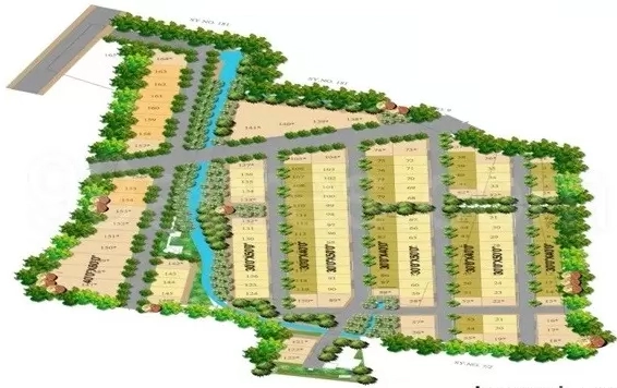 Master Plan of South West Winter Park County in Kaggalipura, Bangalore - Image 400866
