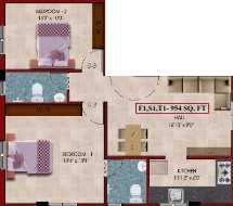 2 BHK Flat in PN Praneel Aarav in Ambattur, Chennai - Image 917134