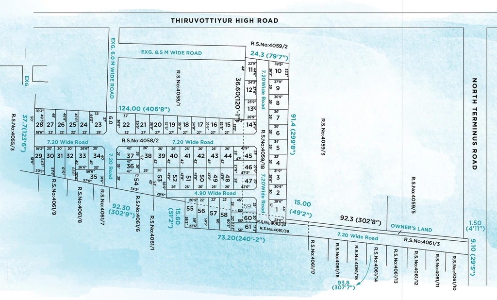 Master Plan of iDream Mandhra in Tondiarpet, Chennai - Image 400947