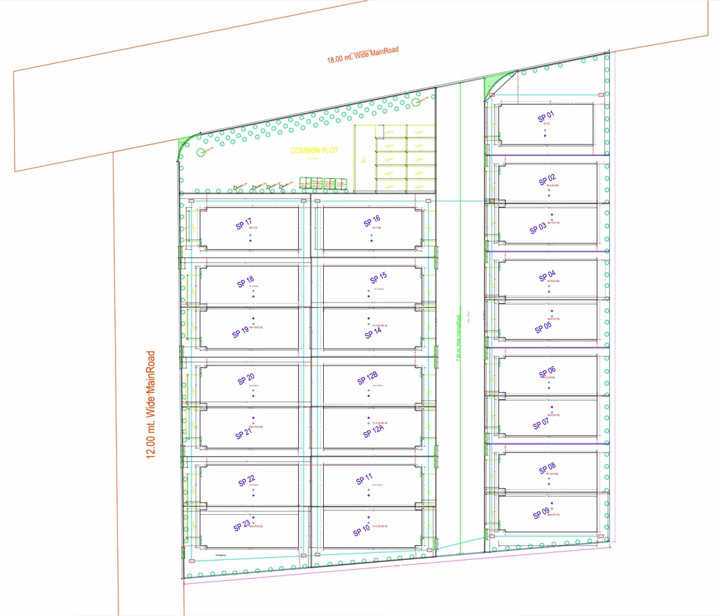 Master Plan of Fortune Kimberly 3 in Koba, Gandhinagar - Image 401014