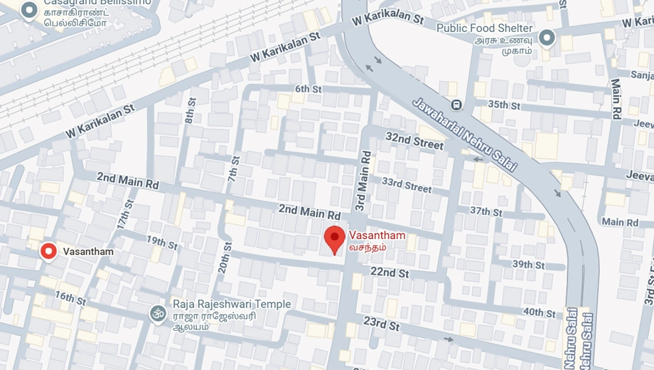 Location of Aanirudh Vasantham - Image 401046