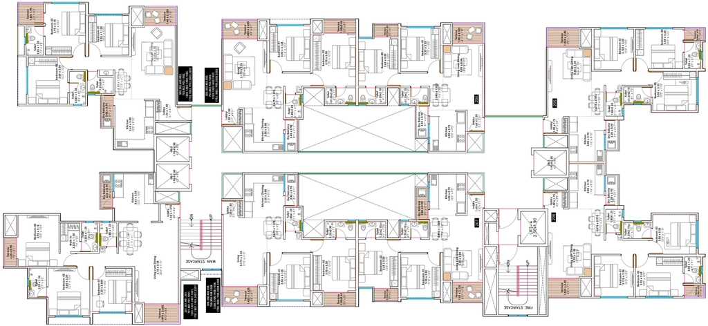Floor Plan of Supreme Rivana in Punawale, Pune - Image 402706
