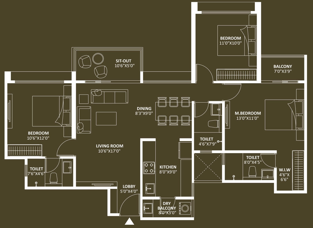 3 BHK Flat in Saheel Luxton in Wakad, Pune - Image 917592