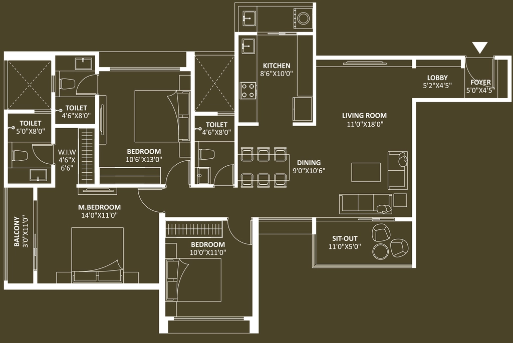 3 BHK Flat in Saheel Luxton in Wakad, Pune - Image 917593