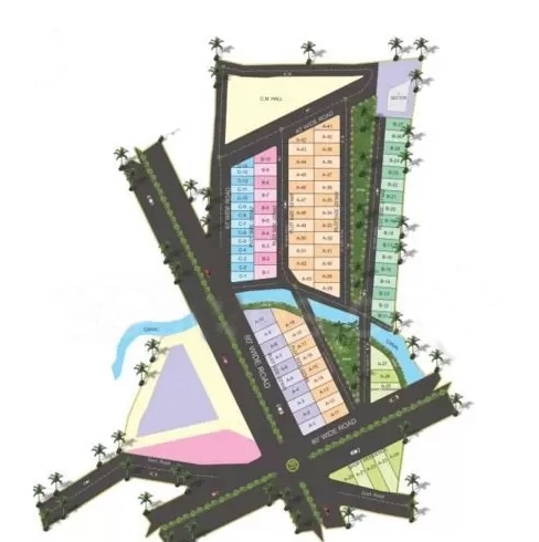 Master Plan of JD Kasturi Homes in Bagmugaliya, Bhopal - Image 408062