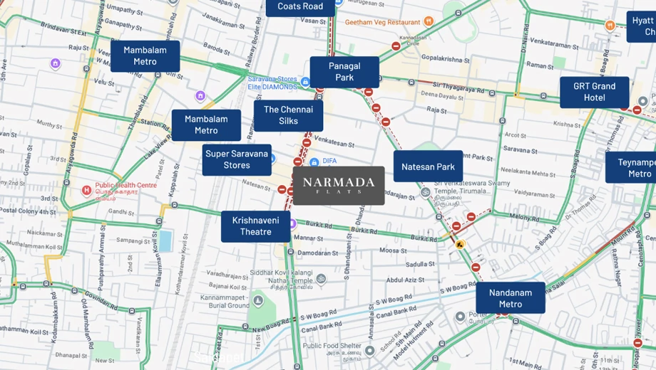 Location of Aanirudh Narmada - Image 401105
