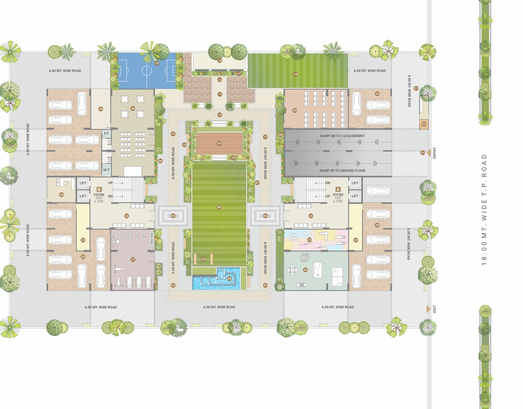 Master Plan of Aarambh Regal in Raysan, Gandhinagar - Image 401139