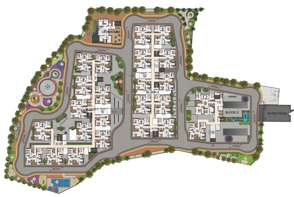Master Plan of Casagrand Hennessy in Kompally, Hyderabad - Image 401161