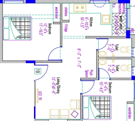 2 BHK Flat in Aanirudh Vikas in Nanganallur, Chennai - Image 917230