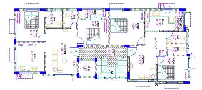 Floor Plan of Aanirudh Vikas in Nanganallur, Chennai - Image 401166