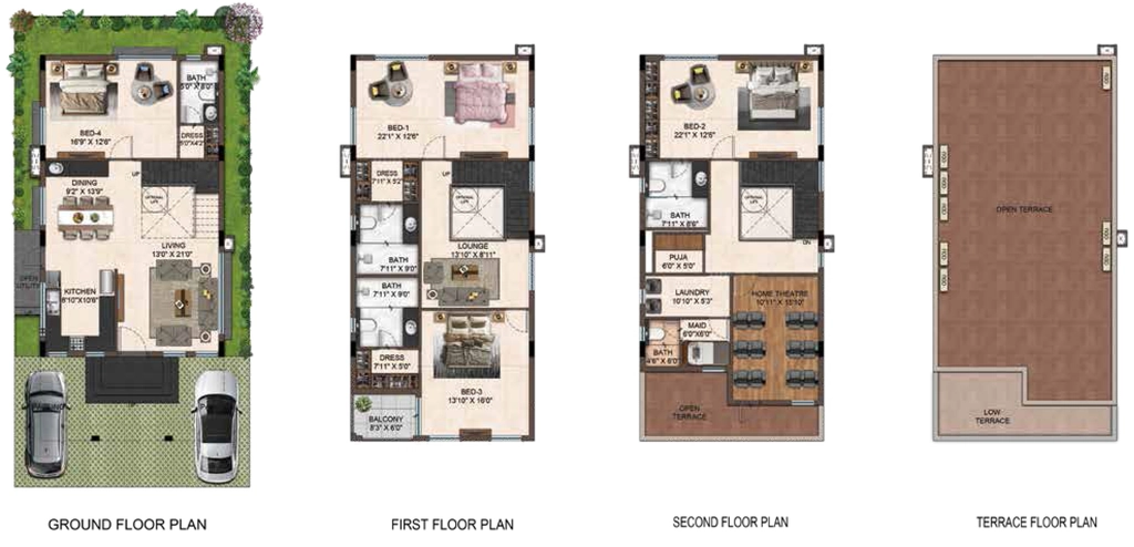 4 BHK House/Villa in Casagrand Sierra in Dundigal, Hyderabad - Image 917231