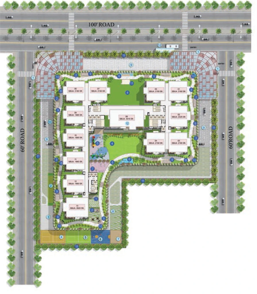 Master Plan of CSR Ashvattha in Uppal, Hyderabad - Image 401239