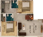 2 BHK Flat in SK Ayla in Ambattur, Chennai - Image 917259