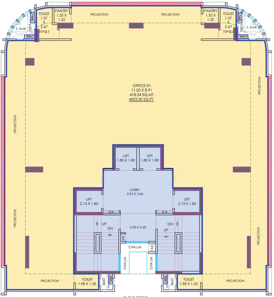 Floor Plan of Nexsa Capital in Andheri East, Mumbai - Image 401288