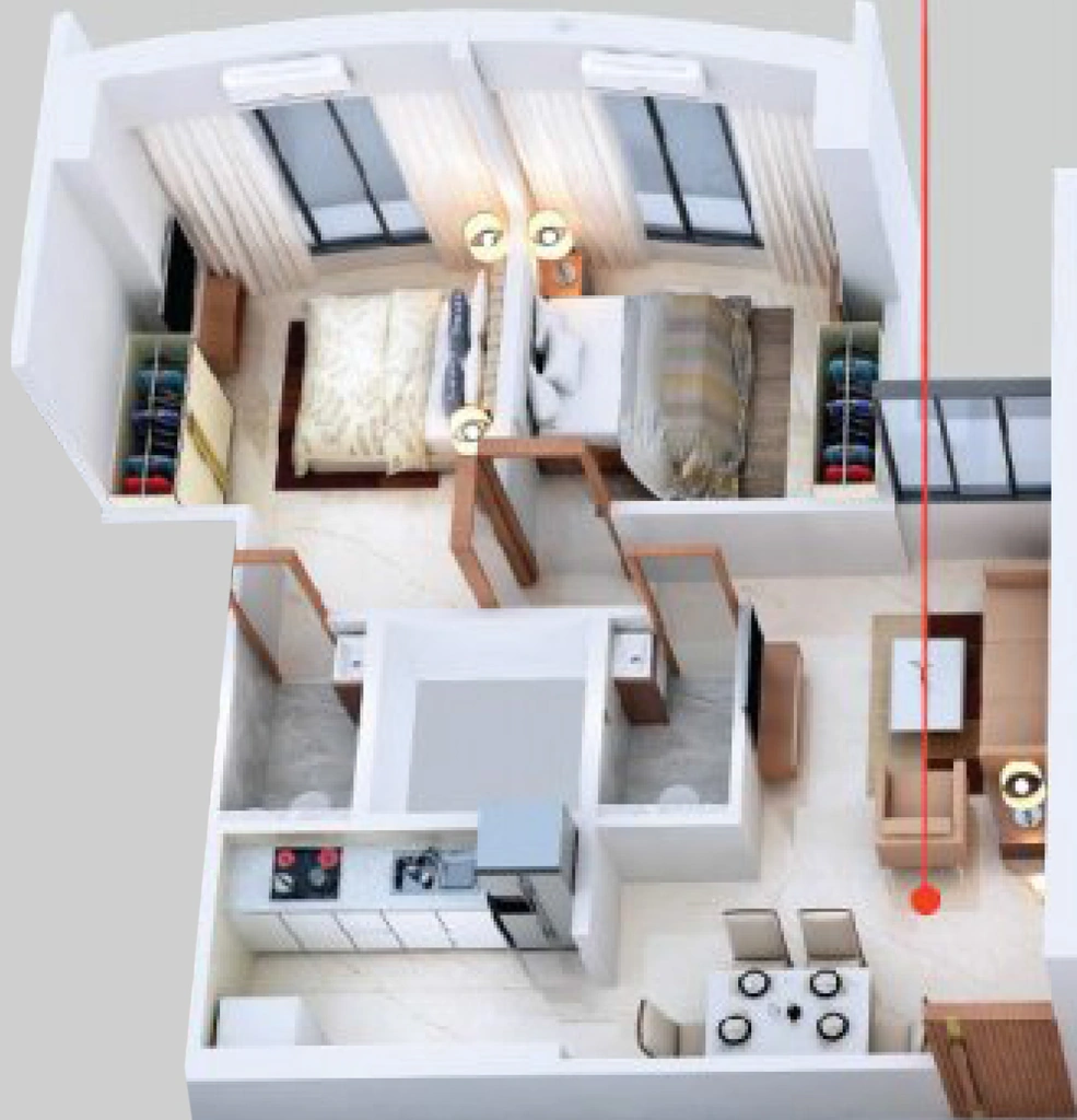 2 BHK Flat in Nexsa Sky Vista in Mumbai Central, Mumbai - Image 917278