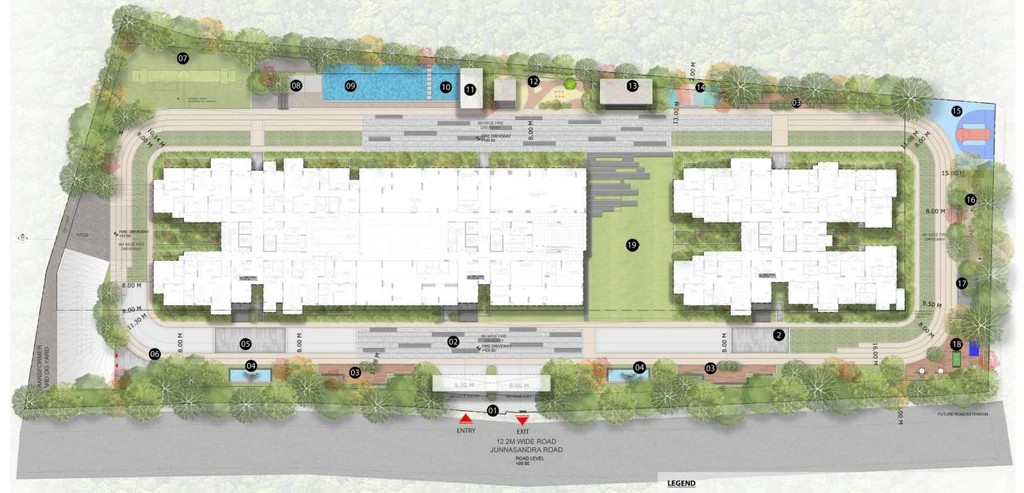 Master Plan of Roach Cicada in Sarjapur Road, Bangalore - Image 401344