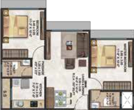 2 BHK Flat in Stans Arize in Jogeshwari East, Mumbai - Image 917291