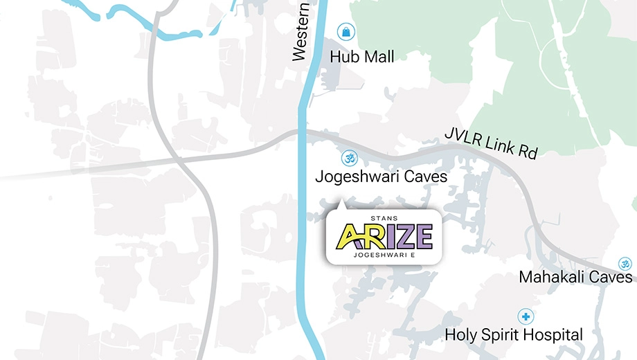 Location of Commercial Stans Arize in Jogeshwari East, Mumbai - Image 401367