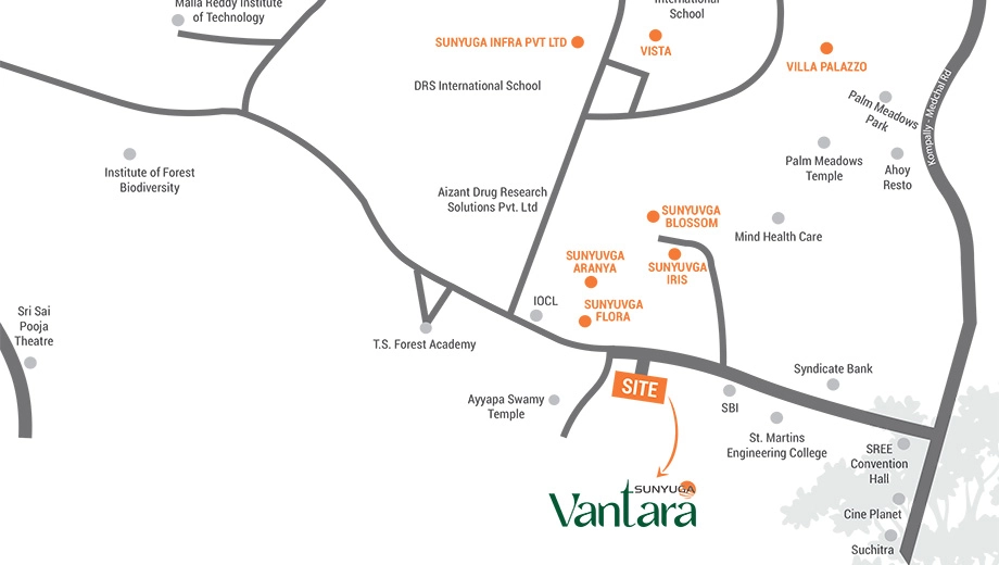 Location of Sunyuga Vantara - Image 401401