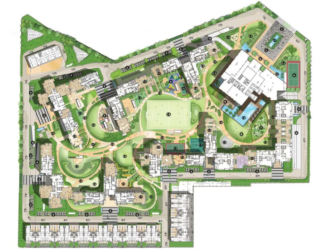Master Plan of Ambience Creacions in Sector 22, Gurgaon - Image 401448