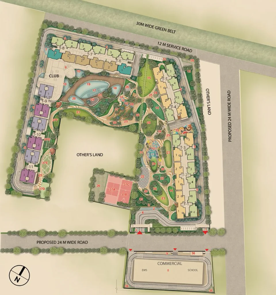Master Plan of Signature Sarvam in Sector 37D, Gurgaon - Image 401570