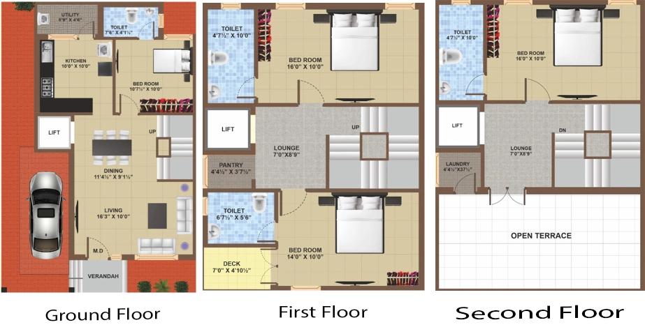 4 BHK House/Villa in Vesta Bliss in Madipakkam, Chennai - Image 917374