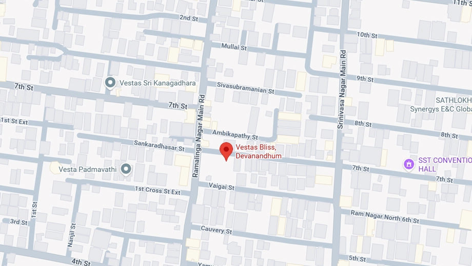 Location of Vesta Bliss in Madipakkam, Chennai - Image 401614