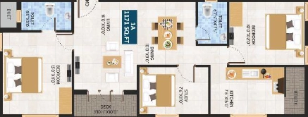 2.5 BHK Flat in Vesta Breeze in Madipakkam, Chennai - Image 917375