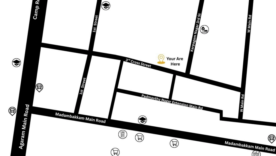 Location of Grey Project Salvatore in Selaiyur, Chennai - Image 401638