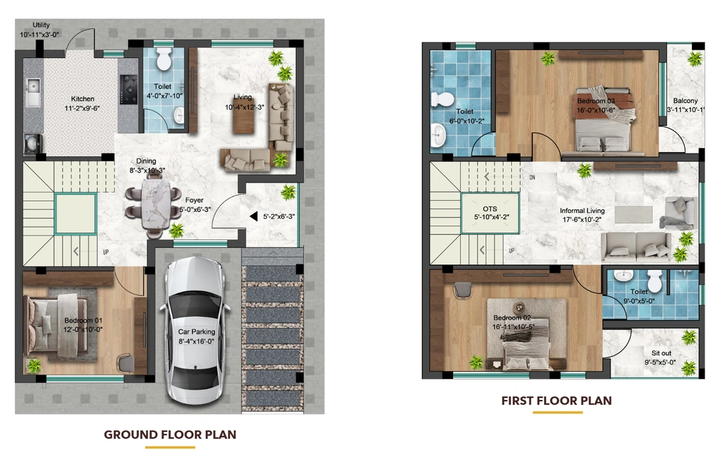3 BHK House/Villa in Grey Project Mayfair in Selaiyur, Chennai - Image 917383
