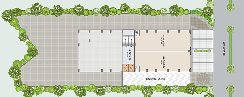 Master Plan of Royal Lakend in Gota, Ahmedabad - Image 401686