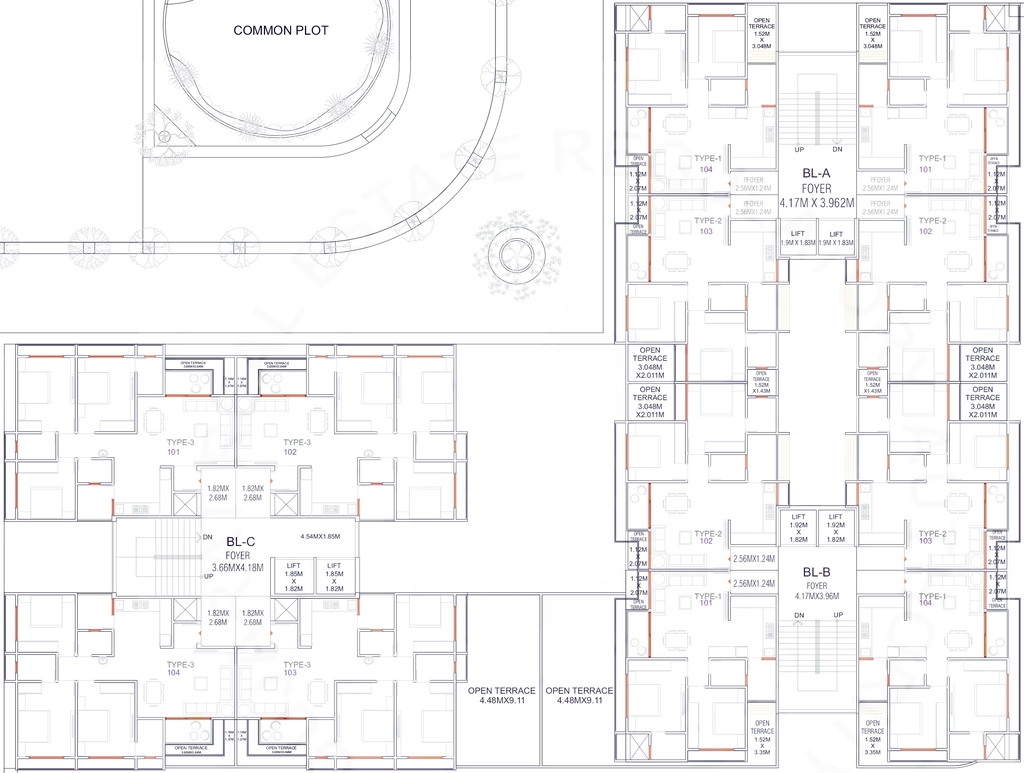 Floor Plan of Rudra The Pushkar in Kathwada, Ahmedabad - Image 401716