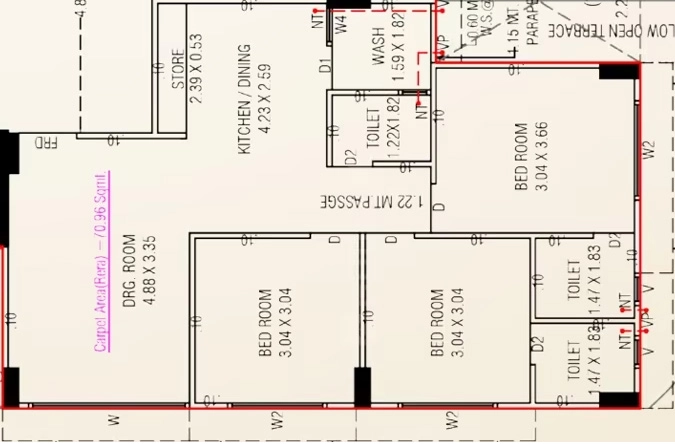 2 BHK Flat in Sadguru Heritage 3 in Vinzol, Ahmedabad - Image 917429