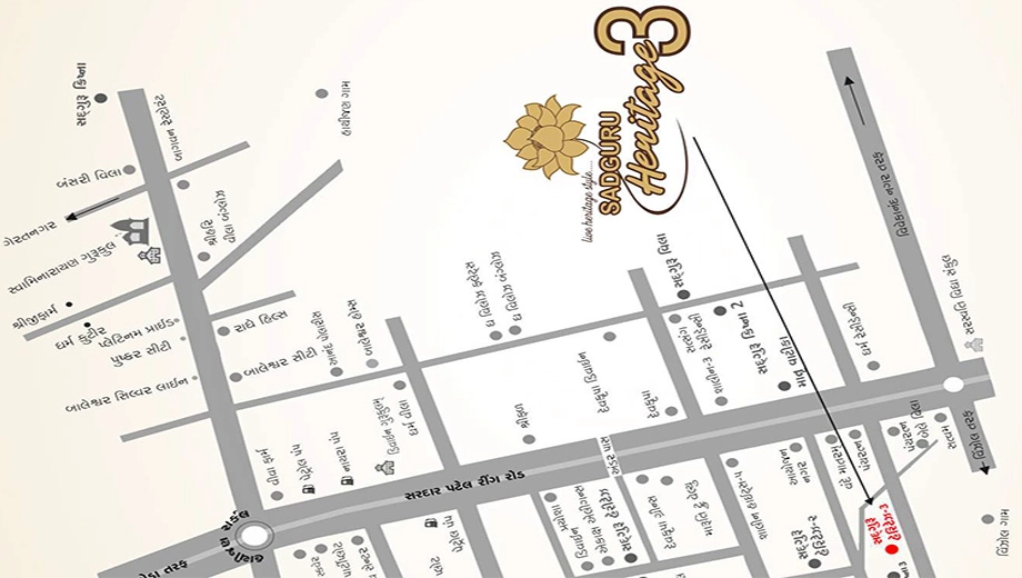 Location of Commercial Sadguru Heritage 3 - Image 401739