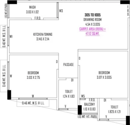 2 BHK Flat in Shree Sakar Elegance in Narolgam, Ahmedabad - Image 917448