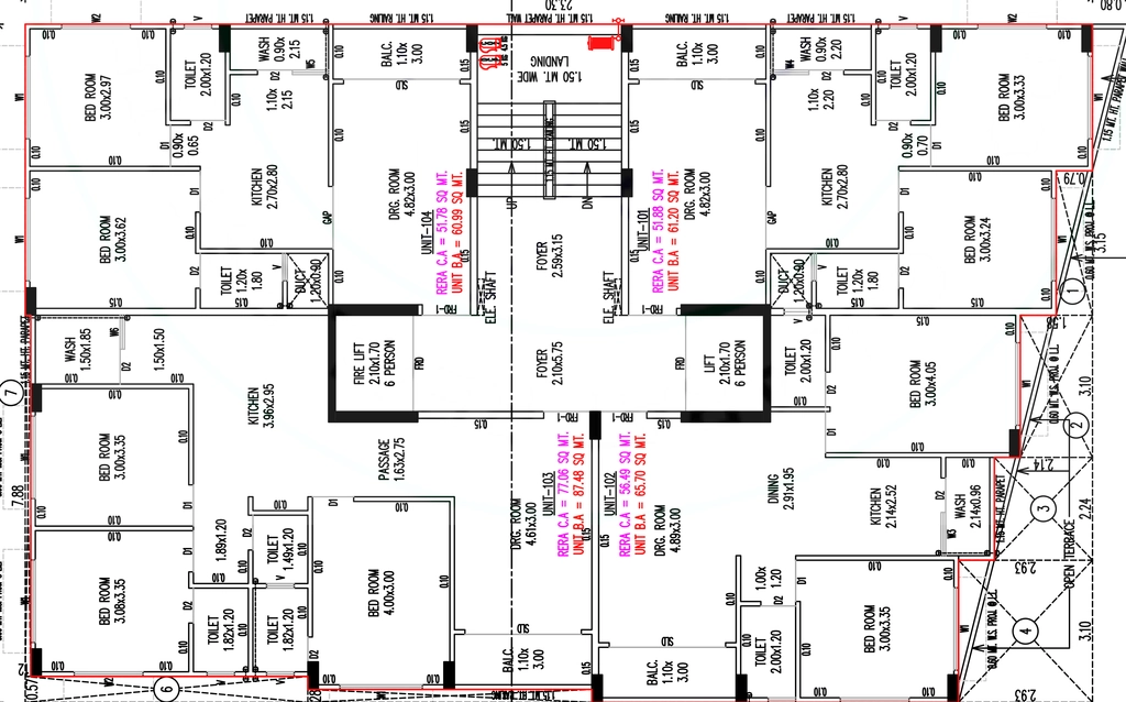Floor Plan of Shree Sakar Elegance in Narolgam, Ahmedabad - Image 401760