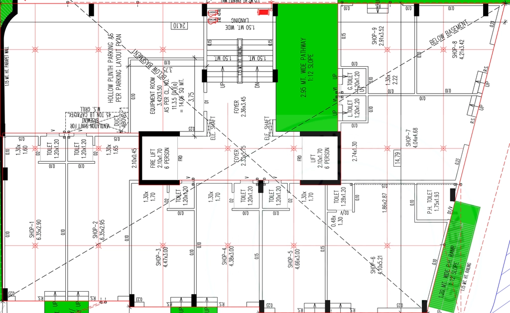 Floor Plan of Commercial Shree Sakar Elegance in Narolgam, Ahmedabad - Image 401768