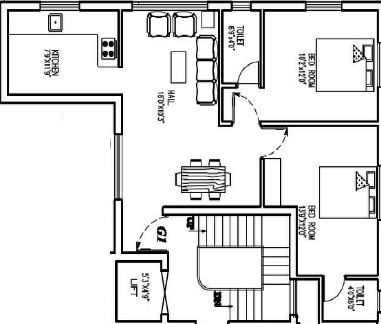 2 BHK Flat in Sumangali Lavender in Gowriwakkam, Chennai - Image 917461