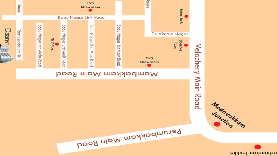 Location of Sumangali Daanvi in Medavakkam, Chennai - Image 401789
