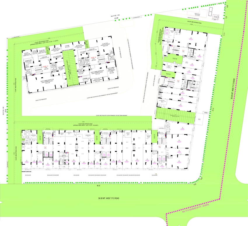 Master Plan of Savera Shristi in South Bopal, Ahmedabad - Image 401799