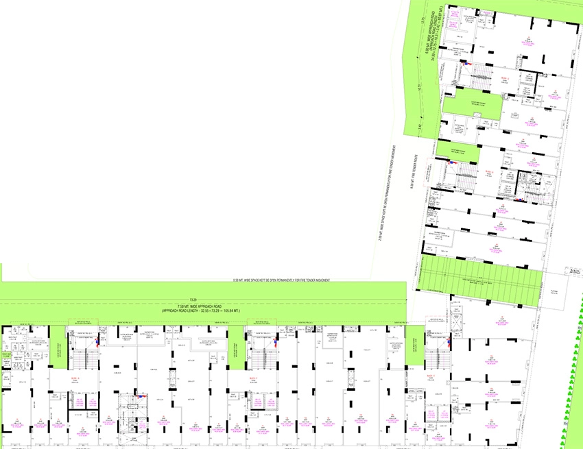 Floor Plan of Commercial Savera Shristi in South Bopal, Ahmedabad - Image 401810